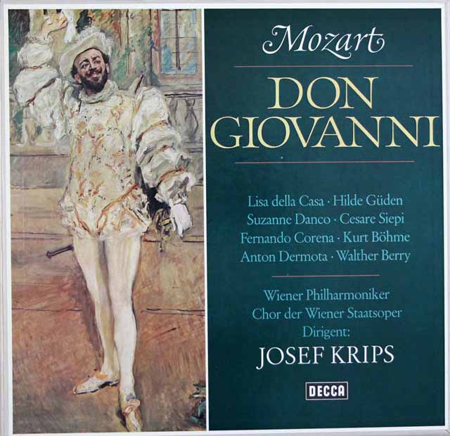 クリップスのモーツァルト/「ドン・ジョヴァンニ」全曲　独DECCA　3423　LP レコード