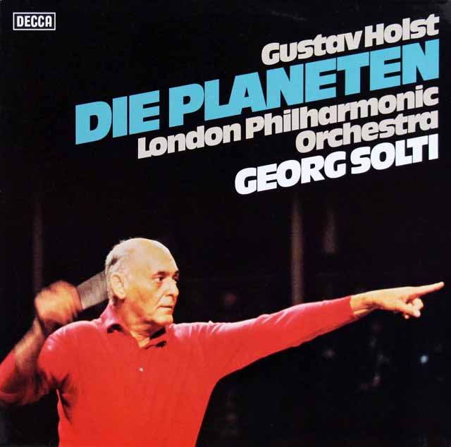 ショルティのホルスト/組曲「惑星」　独DECCA　3424　LP レコード