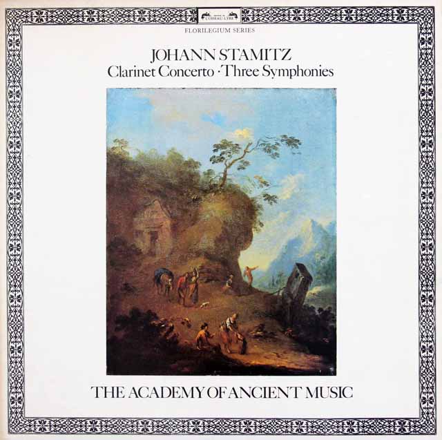 エンシェント室内管弦楽団のシュターミッツ/クラリネット協奏曲、3つの交響曲　蘭L'OISEAU-LYRE　3424　LP レコード