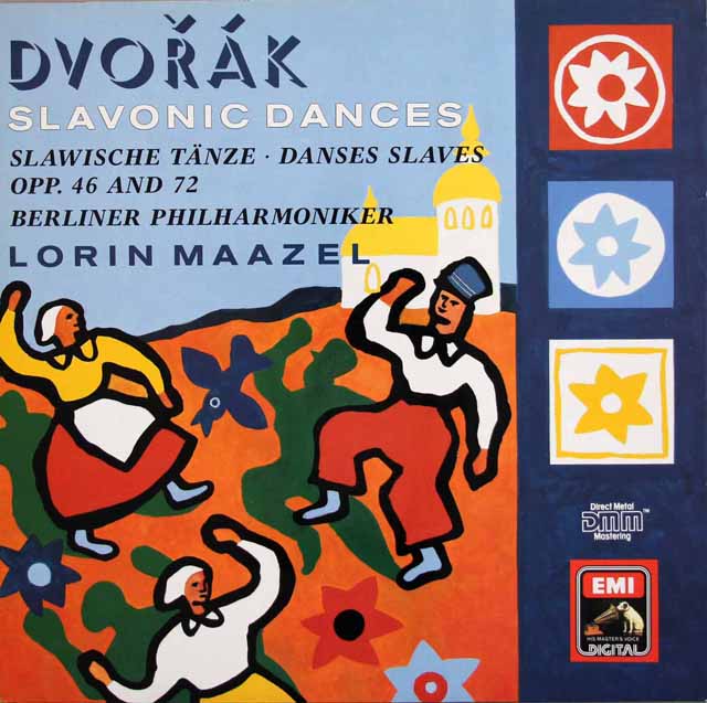 マゼールのドヴォルザーク/スラヴ舞曲集　独EMI  3424　LP レコード