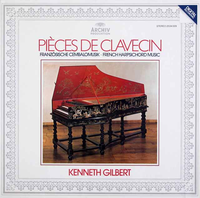 ギルバートのフランス・クラウザン曲集　独ARCHIV　3424　LP レコード