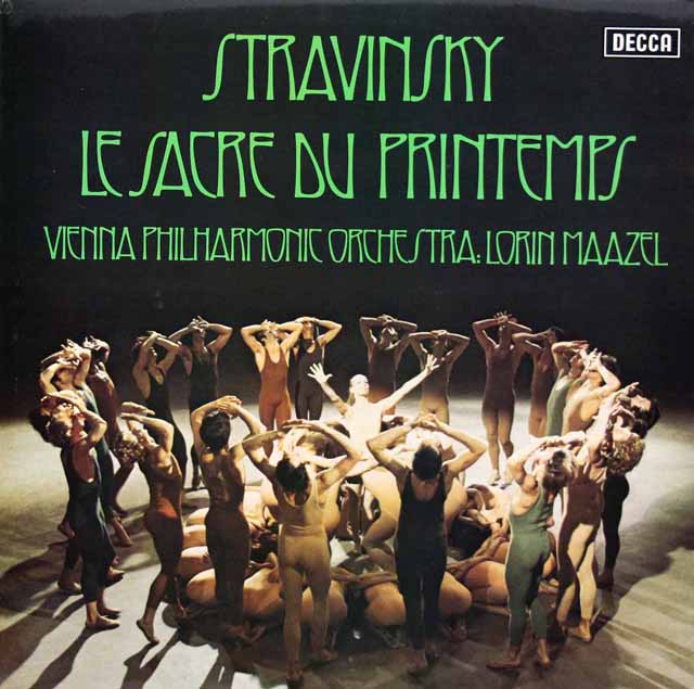 マゼールのストラヴィンスキー/「春の祭典」　蘭DECCA　3425　LP レコード