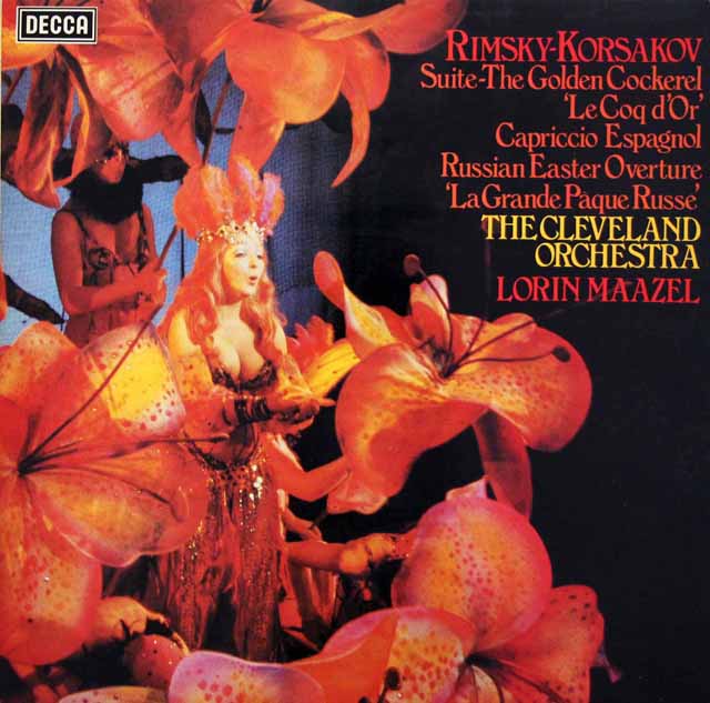 マゼールのリムスキー=コルサコフ/「金鶏」組曲、スペイン奇想曲ほか　蘭DECCA　3425　LP レコード