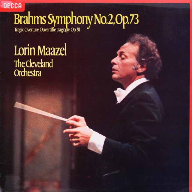 【オリジナル盤】　マゼールのブラームス/交響曲第2番　英DECCA　3425　LP レコード