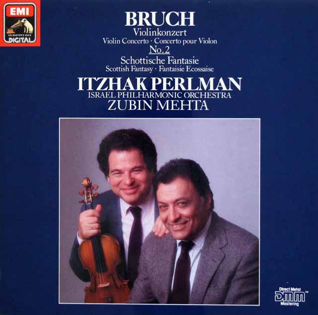 パールマン、メータのブルッフ/スコットランド幻想曲ほか　独EMI　3425　LP レコード