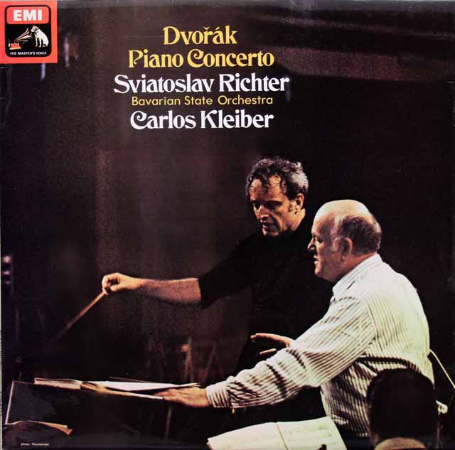 【オリジナル盤】　リヒテル、クライバーのドヴォルザーク/ピアノ協奏曲　英EMI　3425　LP レコード