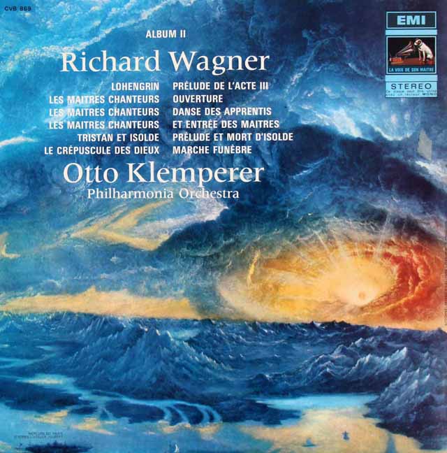 クレンペラーのワーグナー/管弦楽曲集　第2集　仏EMI（VSM）　3425　LP レコード