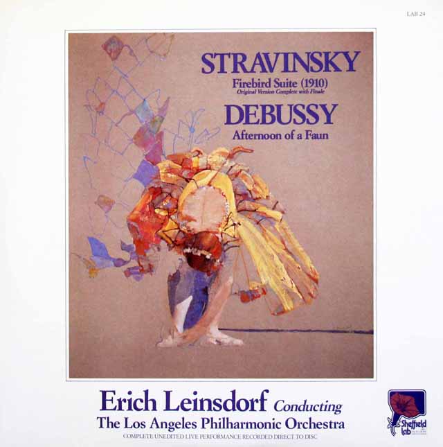 ダイレクトカット！　ラインスドルフのストラヴィンスキー/「火の鳥」ほか　米Sheffield Lab　3425　LP レコード