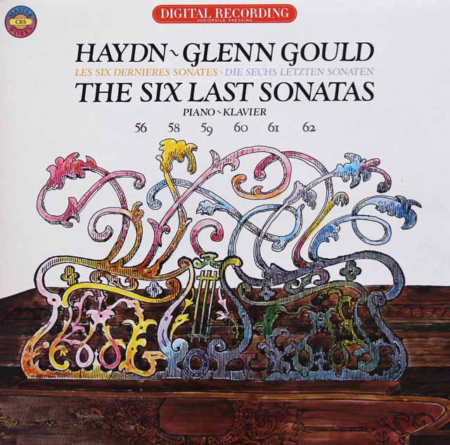 グールドのハイドン/ピアノソナタ集　蘭CBS　3425　LP レコード