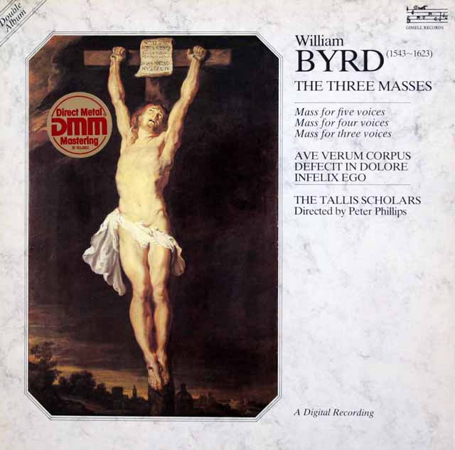 フィリップス、タリス・スコラーズのW.バード/3つのミサ曲ほか　独GIMELL RECORDS　3425　LP レコード