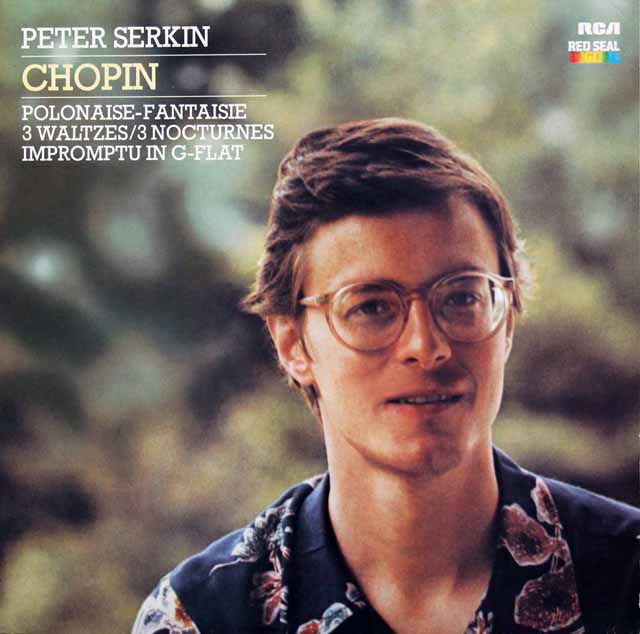 P.ゼルキンのショパン/ピアノ作品集　独RCA　3425　LP レコード