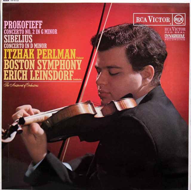【オリジナル盤】　パールマン、ラインスドルフのプロコフィエフ/ヴァイオリン協奏曲ほか　英RCA　3425　LP レコード