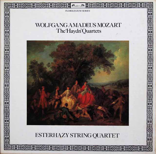 エステルハージ弦楽四重奏団のモーツァルト/ハイドン四重奏曲集　蘭L’OISEAU-LYRE　3425　LP レコード