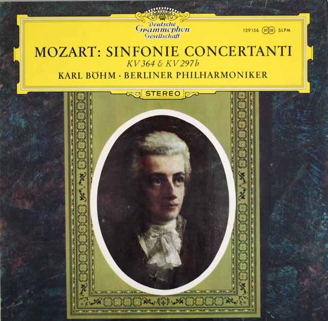 ベームのモーツァルト/協奏交響曲集 　独DGG　3426　LP レコード