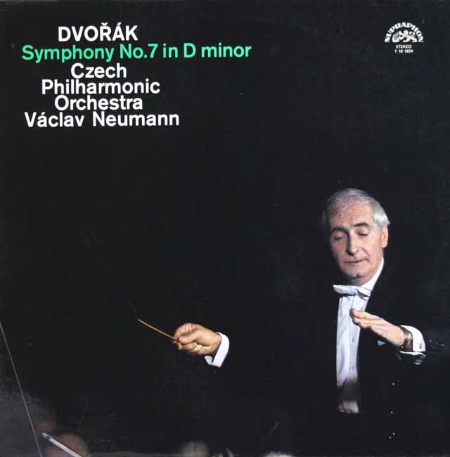 ノイマンのドヴォルザーク/交響曲第7番　チェコSUPRAPHON　3426　LP レコード