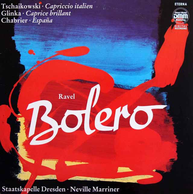 マリナーのラヴェル/ボレロほか　独ETERNA　3426　LP レコード