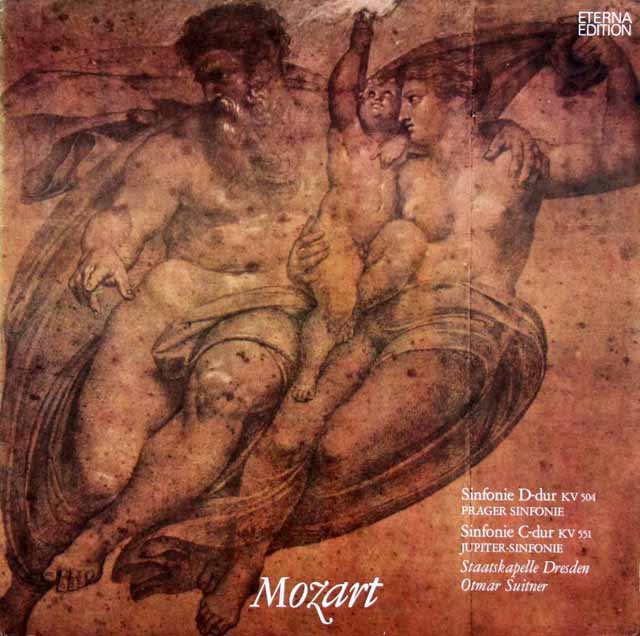 スウィトナーのモーツァルト/交響曲「プラハ」&「ジュピター」　独ETERNA　3426　LP レコード