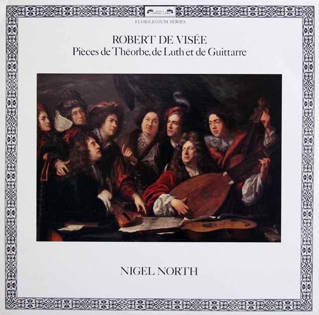 ノースのヴィゼー/テオルボ、リュート、ギターのための作品集　蘭L'OISEAU-LYRE　3426　LP レコード