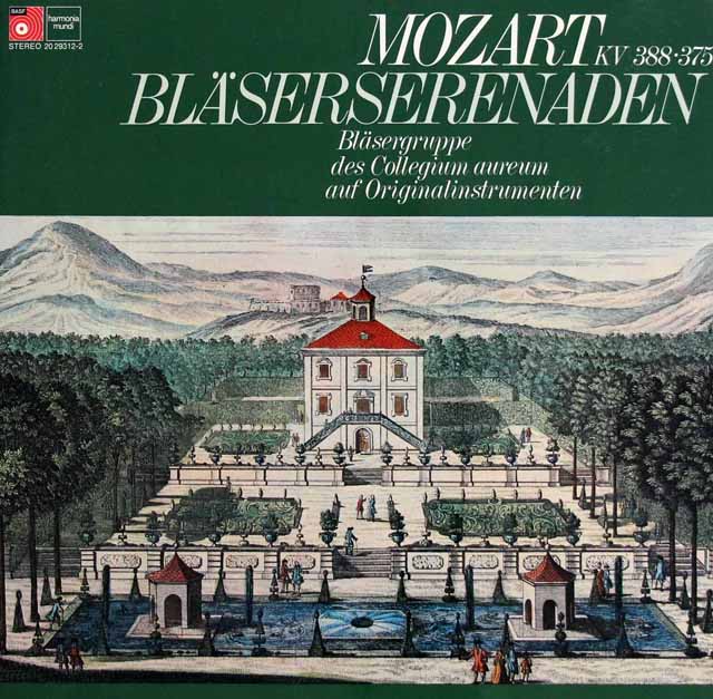 コレギウム・アウレウムのモーツァルト/「ナハト・ムジーク」セレナードほか　独BASF/HM　3426　LP レコード