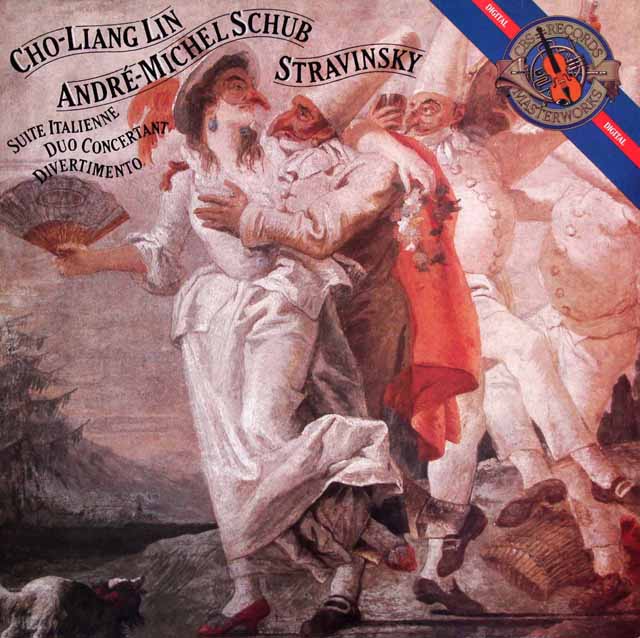 チョーリャン・リン、シュープのストラヴィンスキー/イタリア組曲ほか　蘭CBS　3426　LP レコード