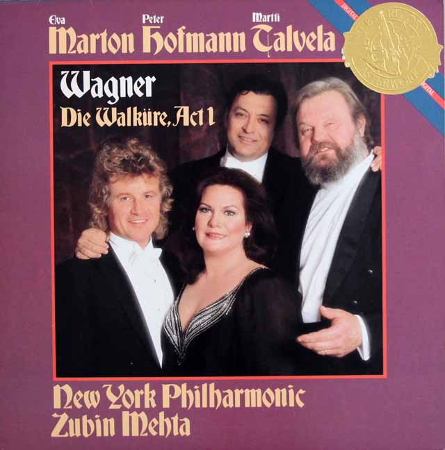 メータのワーグナー/「ワルキューレ」第1幕　蘭CBS　3426　LP レコード