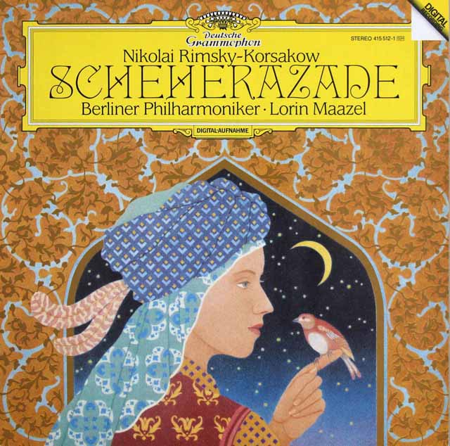 マゼールのリムスキー=コルサコフ/「シェヘラザード」　独DGG　3427　LP レコード