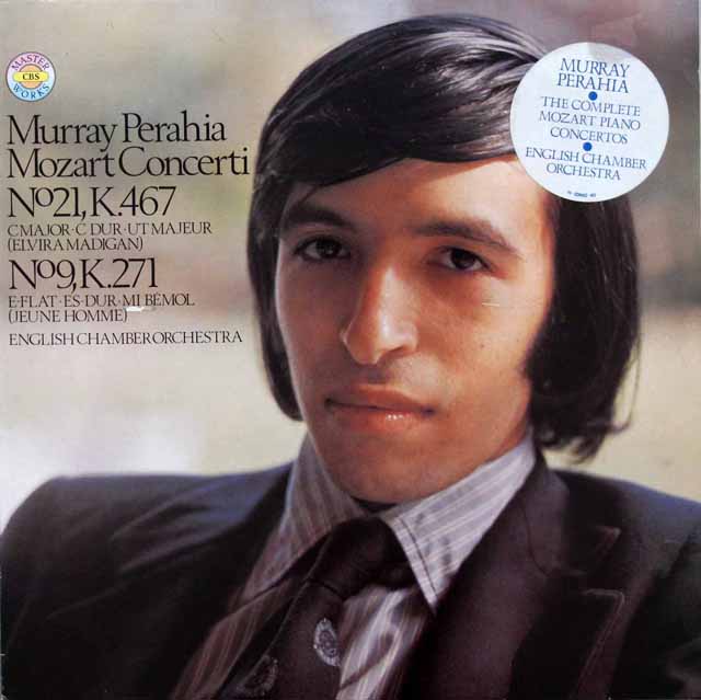 ペライアのモーツァルト/ピアノ協奏曲第9番、第21番　蘭CBS　3427　LP レコード