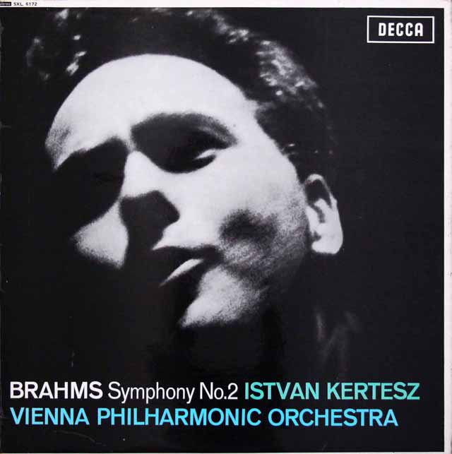 ケルテスのブラームス/交響曲第2番　英DECCA　3428　LP レコード