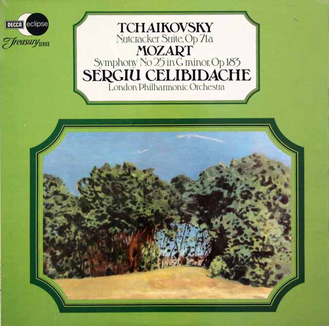 チェリビダッケのチャイコフスキー/「くるみ割り人形」組曲ほか　英DECCA　3428　LP レコード
