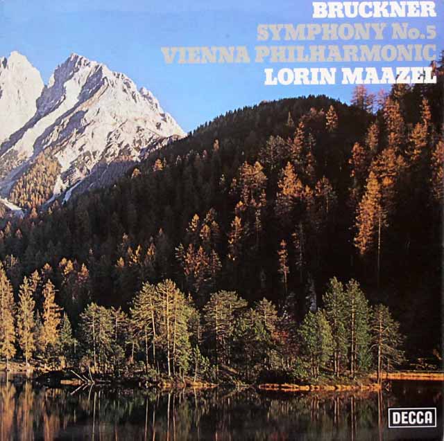 【オリジナル盤】　マゼールのブルックナー/交響曲第5番　英DECCA　3428　LP レコード