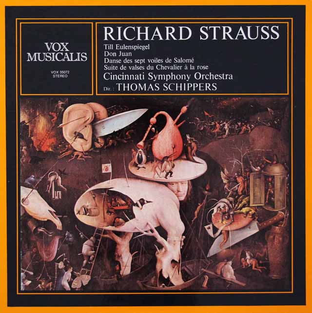 シッパースのR.シュトラウス/「ドン・ファン」ほか　仏VOX　3428　LP レコード