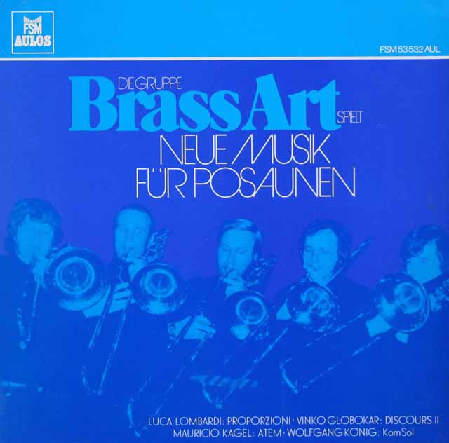 ブラス・アートのトロンボーンのための音楽集　独FSM　3428　LP レコード