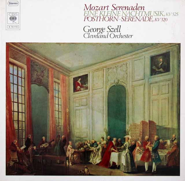 セルのモーツァルト/アイネ・クライネ・ナハトムジークほか　独CBS　3428　LP レコード