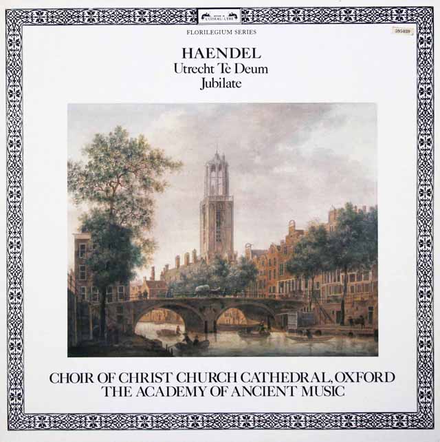 カークビー&プレストンらのヘンデル/「ユトレヒト・テ・デウム」、「ユビラーテ」　仏L'OISEAU-LYRE　3428　LP レコード
