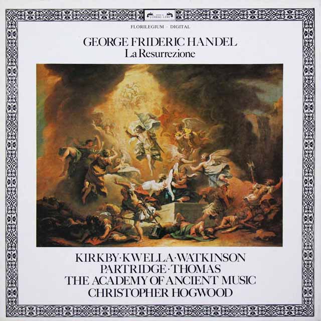 カークビー&ホグウッドらのハイドン/オラトリオ「復活」　蘭L'OISEAU-LYRE　3428　LP レコード