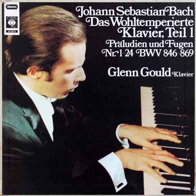 グールドのバッハ/平均律クラヴィーア曲集第1巻（全曲）　独CBS　3428　LP レコード