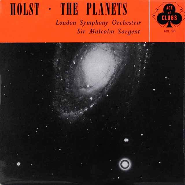 サージェントのホルスト/組曲「惑星」　英Ace of Clubs（DECCA）　3429　LP レコード