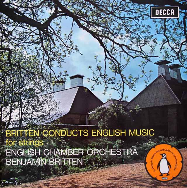 ブリテンのイギリス室内楽曲集　英DECCA　3429　LP レコード