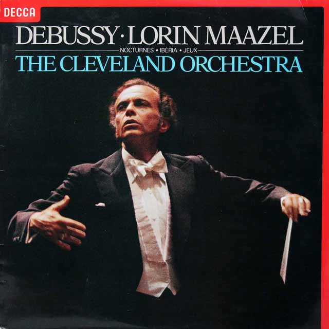 【オリジナル盤】　マゼールのドビュッシー/「夜想曲」、「イベリア」、「遊戯」　英DECCA　3429　LP レコード