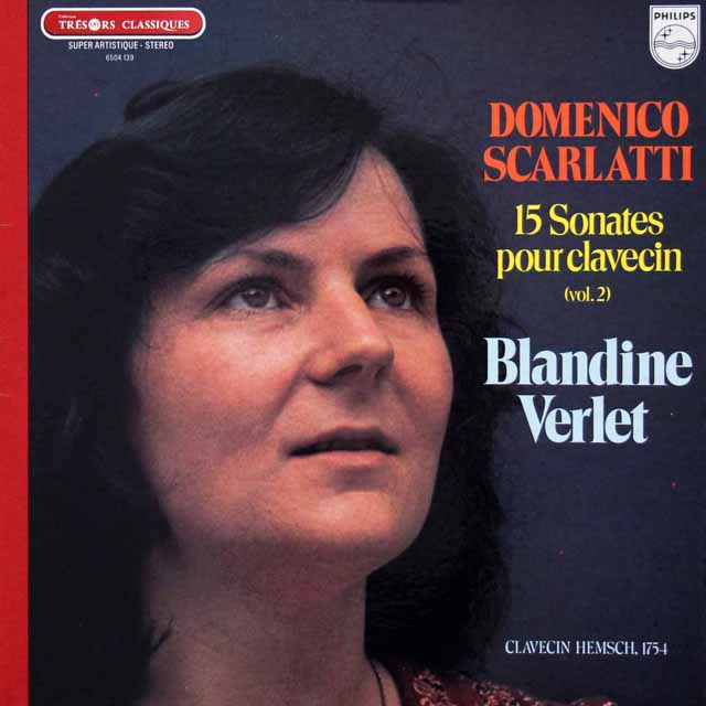 ヴェルレのスカルラッティ/ソナタ集 vol.2　仏PHILIPS　3429　LP レコード