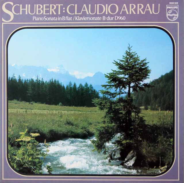 アラウのシューベルト/ピアノソナタ第21番　蘭PHILIPS　3429　LP レコード
