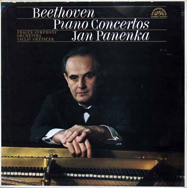 パネンカ、スメターチェクのベートーヴェン/ピアノ協奏曲全集　チェコスロヴァキアSUPRAPHON　3429　LP レコード