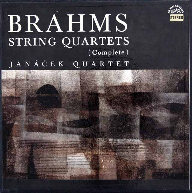 ヤナーチェク四重奏団のブラームス/弦楽四重奏曲全集　チェコスロヴァキアSUPRAPHON　3429　LP レコード