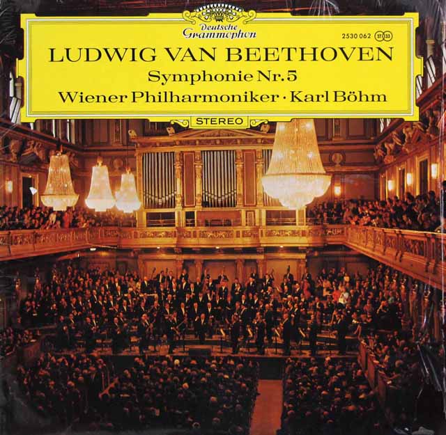ベームのベートーヴェン/交響曲第5番「運命」　独DGG　3430　LP レコード