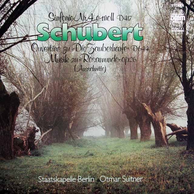 スウィトナーのシューベルト/交響曲第４番ほか　独ETERNA　3430　LP レコード