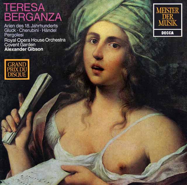 ベルガンサの「18世紀のオペラ・アリア集」　独DECCA　3430　LP レコード