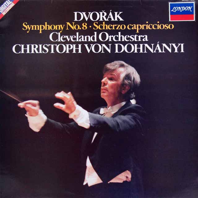 ドホナーニのドヴォルザーク/交響曲第8番ほか　蘭DECCA　3430　LP レコード