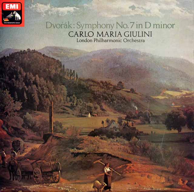 【オリジナル盤】　ジュリーニのドヴォルザーク/交響曲第7番　英EMI　3430　LP レコード