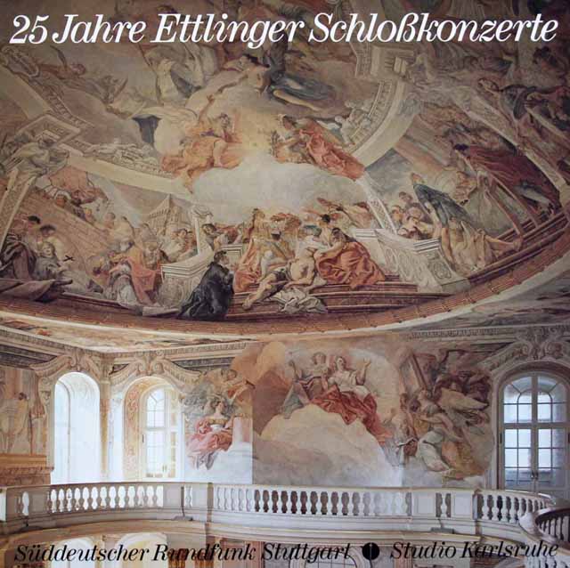 エットリンガー宮殿演奏会25周年記念LP（白井光子の「リーダークライス」ほか）　独SWR　3430　LP レコード