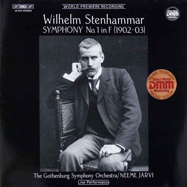ヤルヴィのステーンハンマル/交響曲第1番　独BIS　3430　LP レコード